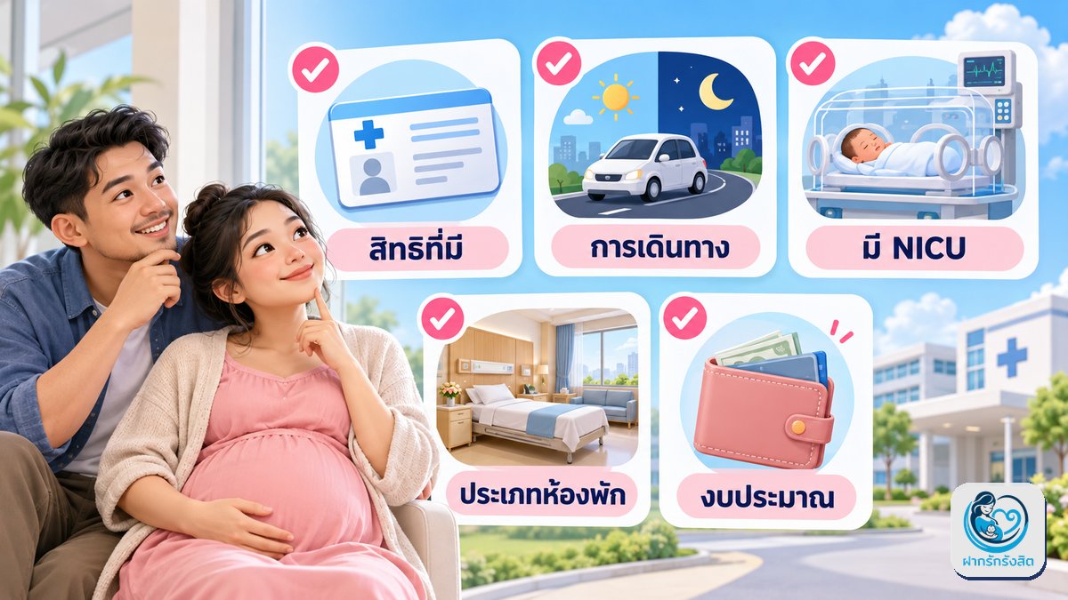 เลือกโรงพยาบาลคลอดยังไงดี