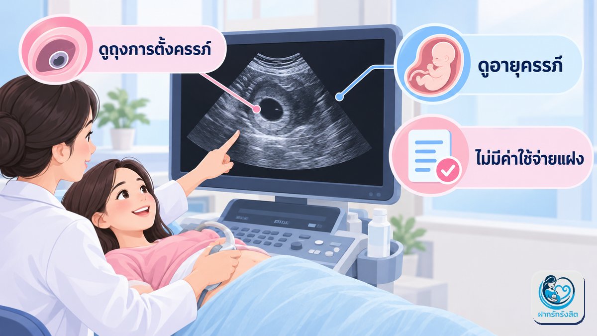 ค่าบริการตรวจการตั้งครรภ์