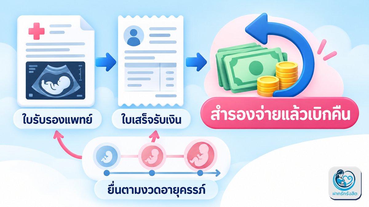 ฝากครรภ์ที่คลินิก เบิกประกันสังคมได้ไหม?
