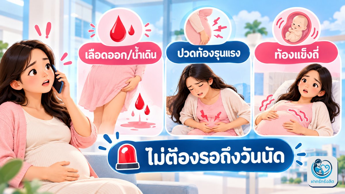 สัญญาณอันตราย ไม่ต้องรอถึงวันนัด