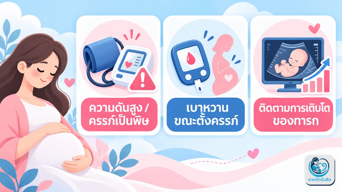 ท้องแล้วแต่เป็น PCOS ต้องดูแลอะไรเพิ่ม