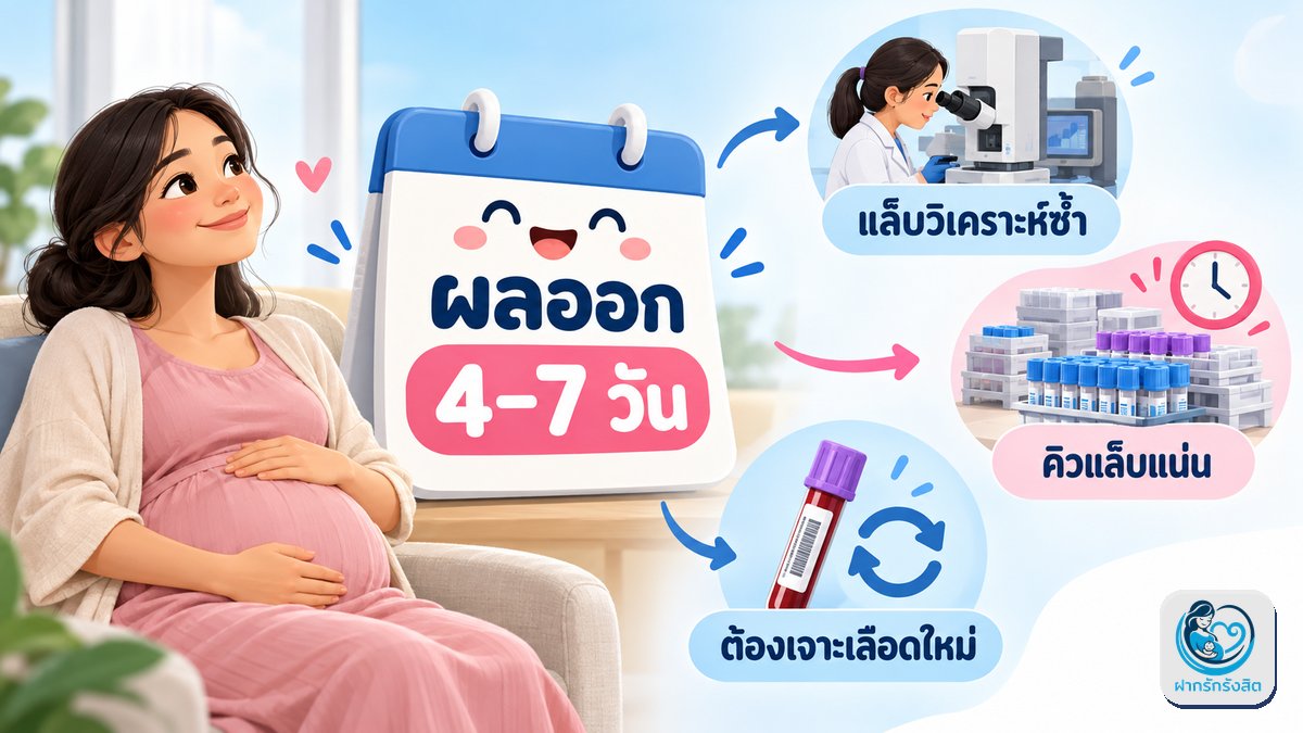 รอผล NIPT กี่วัน อะไรทำให้ผลช้า