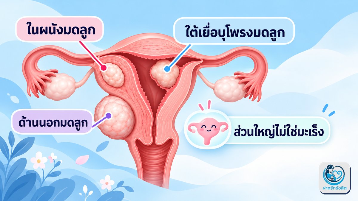 รู้จักเนื้องอกมดลูก