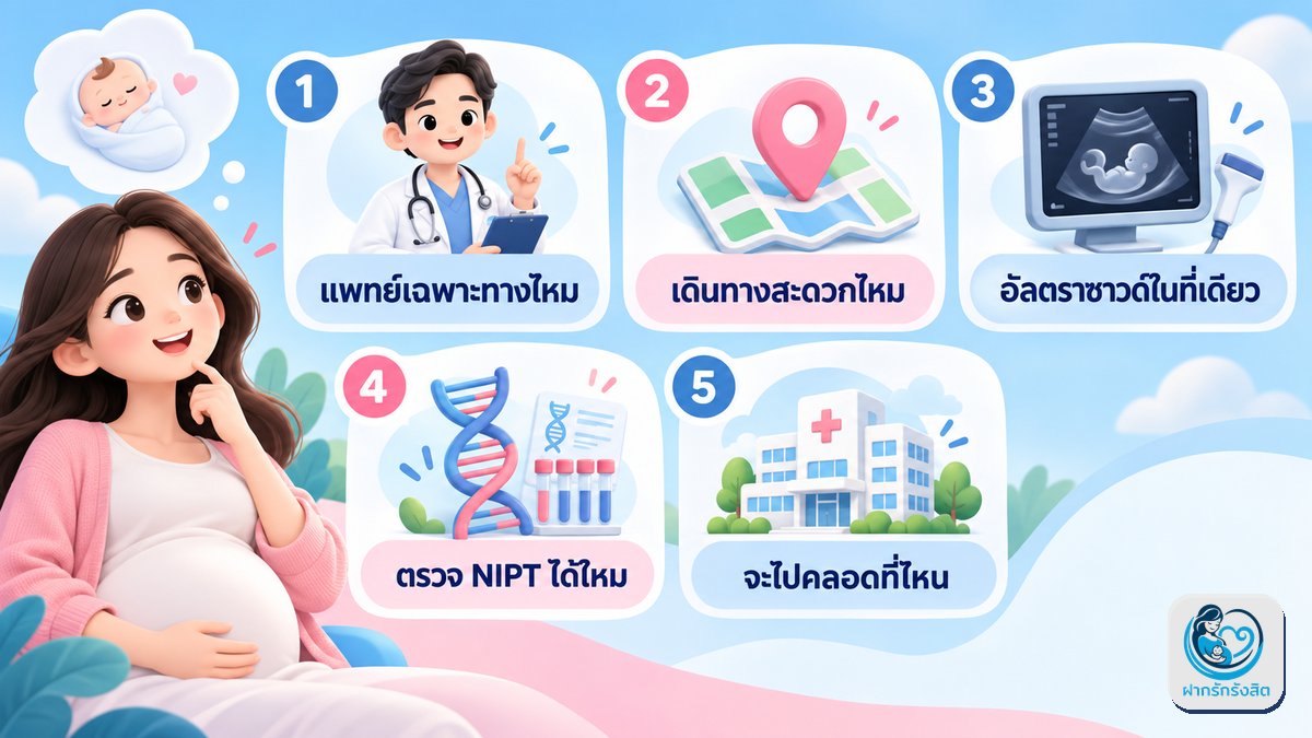 7 คำถามที่ควรถามก่อนเลือกที่ฝากครรภ์