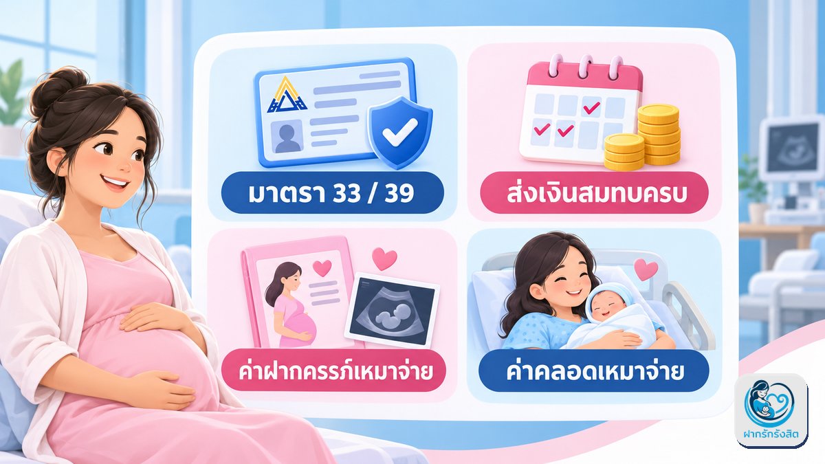 ประกันสังคม: ฝากครรภ์เบิกอะไรได้บ้าง