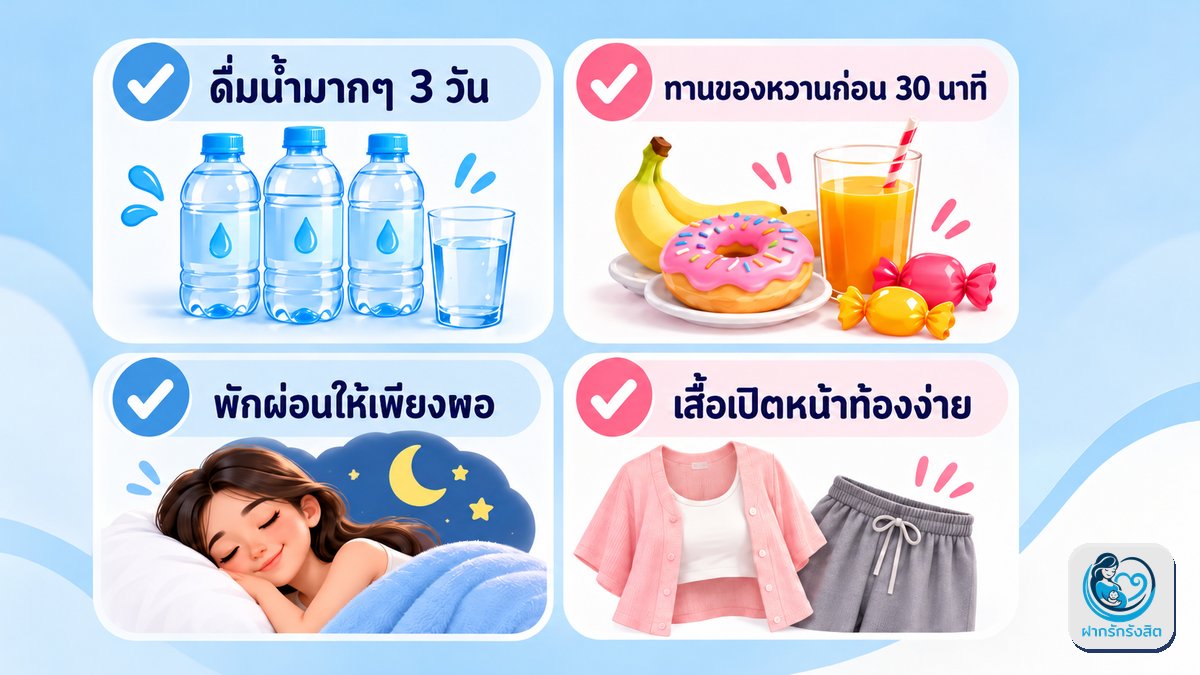 เตรียมตัวอย่างไรให้เห็นหน้าลูกชัด