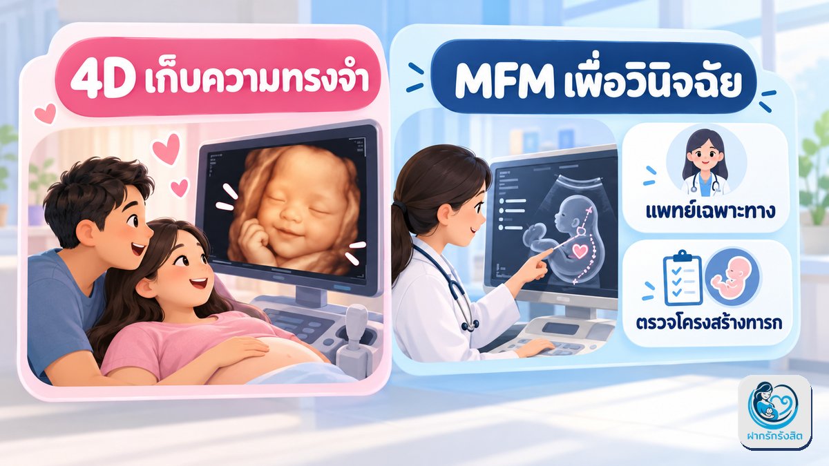 4D กับ MFM (Anomaly Scan) ไม่เหมือนกัน
