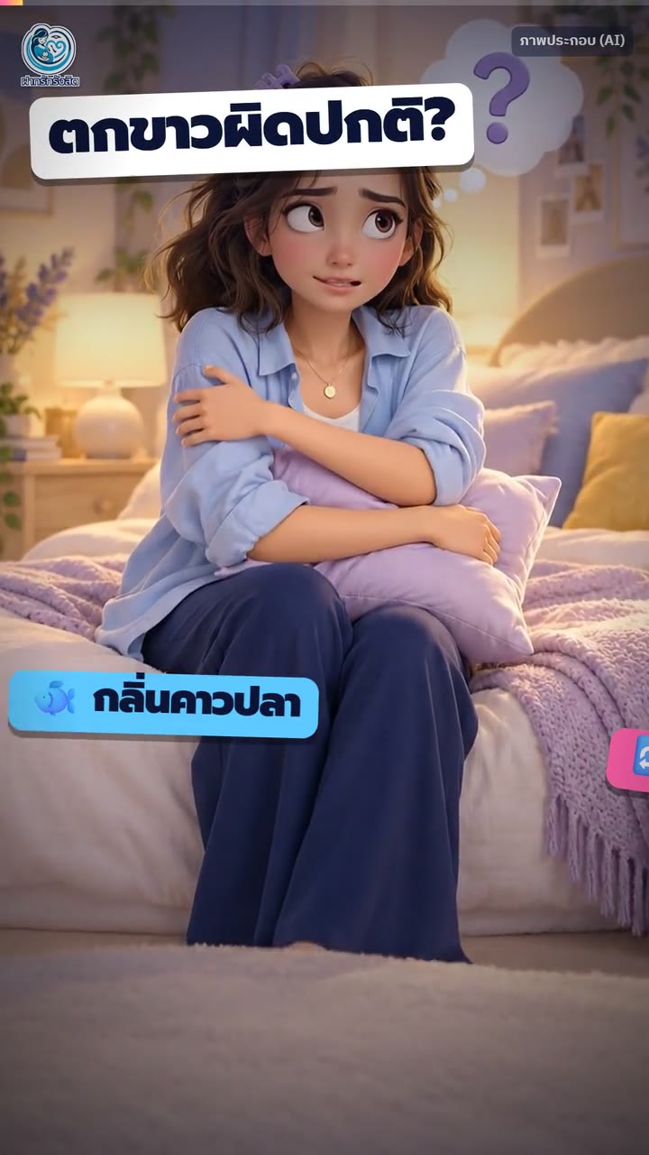 ตกขาวผิดปกติ กลิ่นคาว เป็นๆ หายๆ?