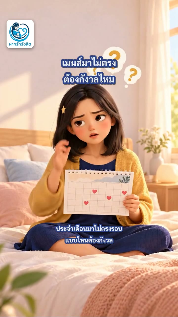 ประจำเดือนมาไม่ปกติ แบบไหนต้องกังวล?